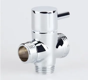 

Free shipping YUJIE HXHY1008 All-copper water divider one into two three-way water distribution valve 4/6 tap conversion valve
