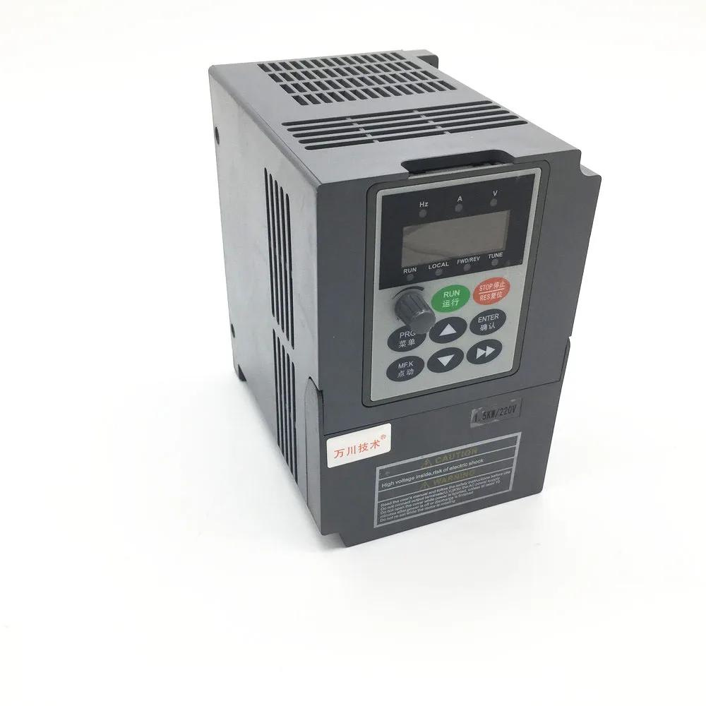 2.2KW VFD Universal Frequency Converter 3HP Single Phase Vector 220V For CNC