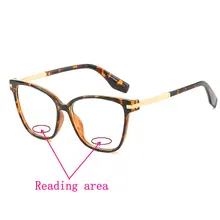 MINCL/ негабаритный двойной светильник очки для чтения женские модные круглые леопардовые оправы очки для чтения высокое качество очки NX