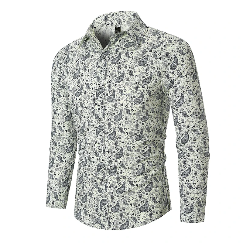 paisley dress shirt mens