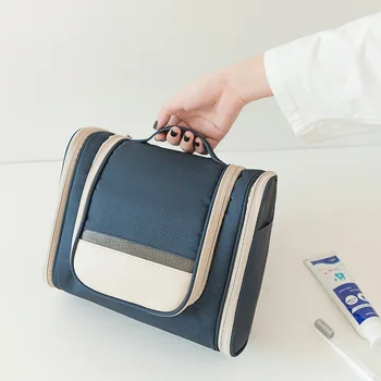 

Portable large-capacity storage bag travel business female cosmetics bag double open toilet bag travel toilet storage bath bag