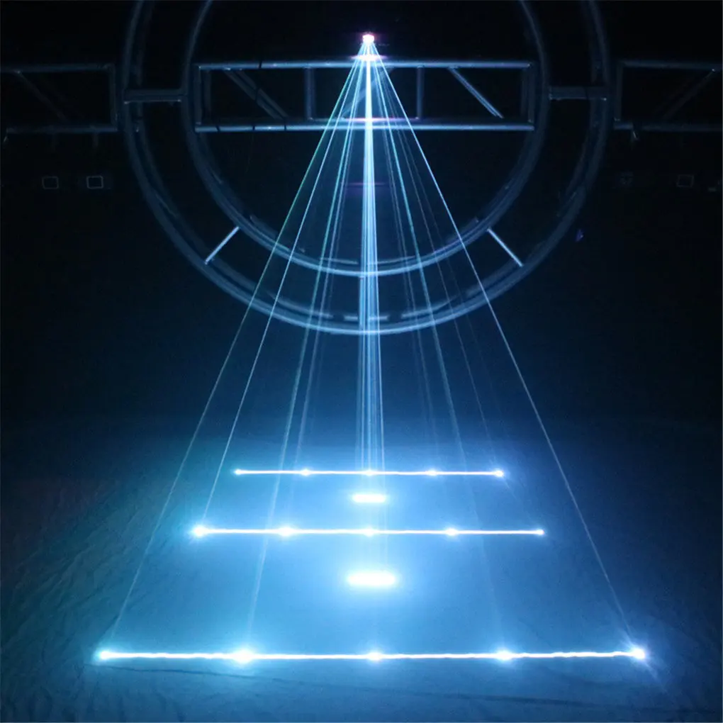 Лазерный проектор ILDA DMX 512 2 Вт цветной светильник белого света для бара дискотеки