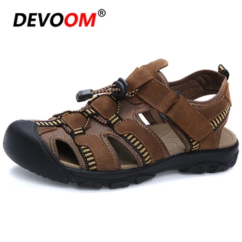 

Sandals Men Summer Slipper home Slippers fashion Beach Shoes Male Leather Gladiator Sandalias hombre Casual Sneakers Men Shoes