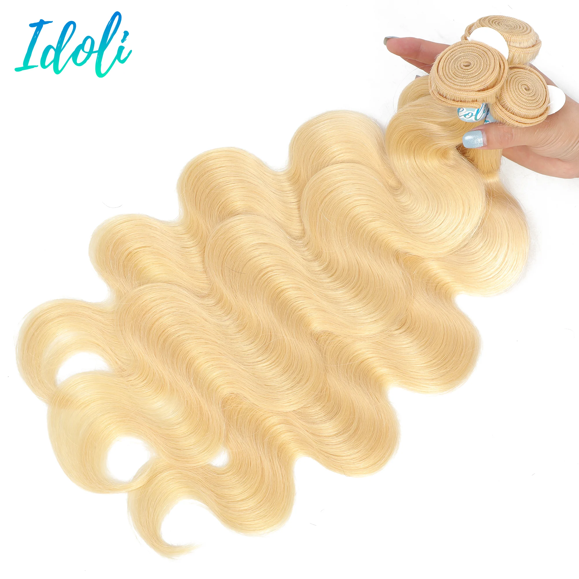 

613 Blonde Body Wave Bundles 1Pc/3pcs/4pcs Human Hair Weaving Color Blonde Hair Bundle Deals Brazilian Body Wave Free Shipping