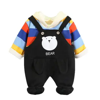 

Children Clothes Sets Cotton Long Sleeve Hoodie+Pants Toddler Infant Girl Boy Casual Suits Cute Kids Costume Baby Tracksuits