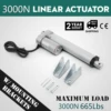 665 Ibs 3000N 4-18 Inch  Electric Motor Linear Actuator DC 12V 4-10mm/s for Lectric Self Unicycle Scooter Input Voltage Range ► Photo 1/6