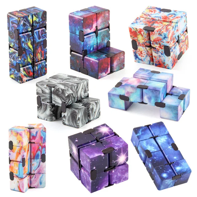 Galaxy Infinity Cube Figet Anti Stress Toys Kids Autism ADHD Anxiety Therapy Cubo Infinito Antiestres Adults Niño 1