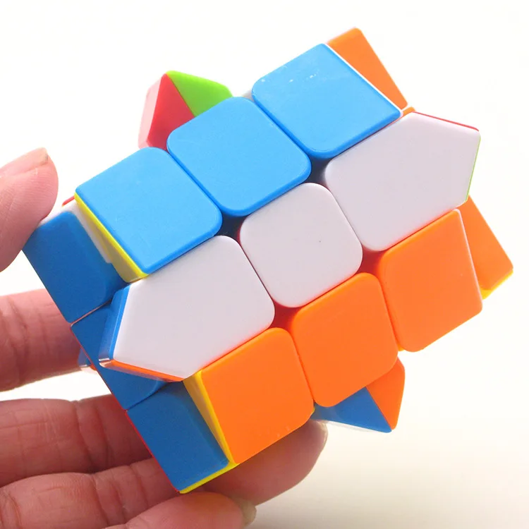 Куб-мельница Stickerless 3x3x3 Волшебные кубики Скорость головоломка Cubo Magico антистресс игрушки для детей подарок на день рождени