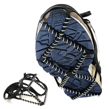

1 Pair Non-slip Ice Gripper Outdoor Winter Mountaineering Snow Climbing Anti-slip Shoe Covers Spike Cleats Crampons
