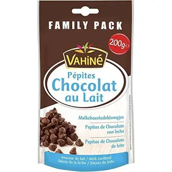 

Vahiné pépites chocolat au lait 200g - Precio por unidad