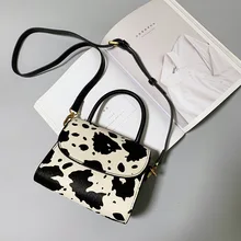 Новая кожаная ниша леопардовая Конская женская сумка с ремешком на руку сумка-мессенджер роскошные сумки женские дизайнерские сумки