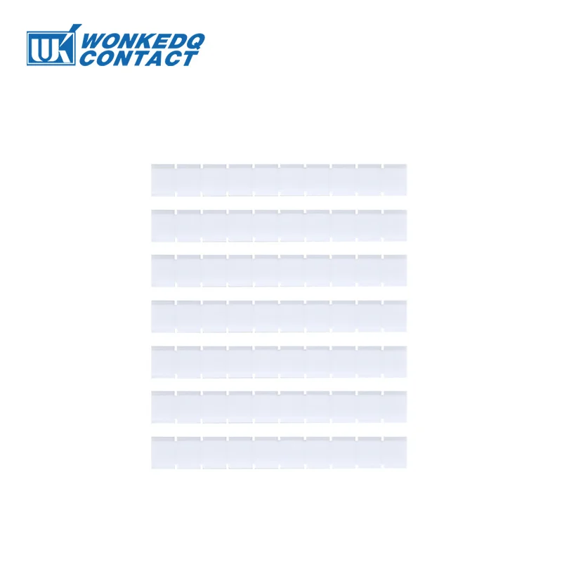 ZBFM5 Label 10Pcs For Multi-Level PTTB/STTB 2.5 PT/ST-2.5-3L DIN Rail Terminal Block Accessories wire connectors din rail terminal block din rail