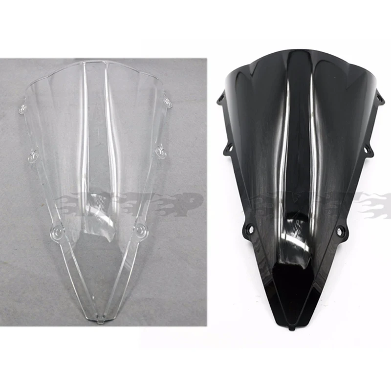 Лобовое стекло для мотоцикла YZF R1 02 03 Yamaha YZFR1 YZF-R1 1000 2002 2003 ABS черный дым | Автомобили