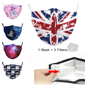 

Reusable Kids Anime Print Mouth Mask Spiderman Batman Mask for Children Washable Anti-influenza Cloth Mask for Party Mask Fabric