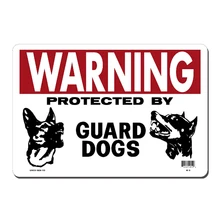 Предупреждение ющие охранники собаки Лабрадор металлические знаки домашний декор собаки оловянные знаки паб дом декоративные тарелки настенные таблички художественная постер живопись