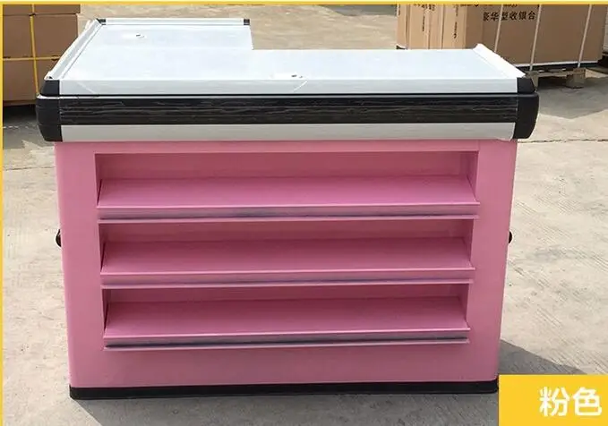 Supermarket convenience store cashier counter snack shop sugar rack corner counter supermarket cashier
