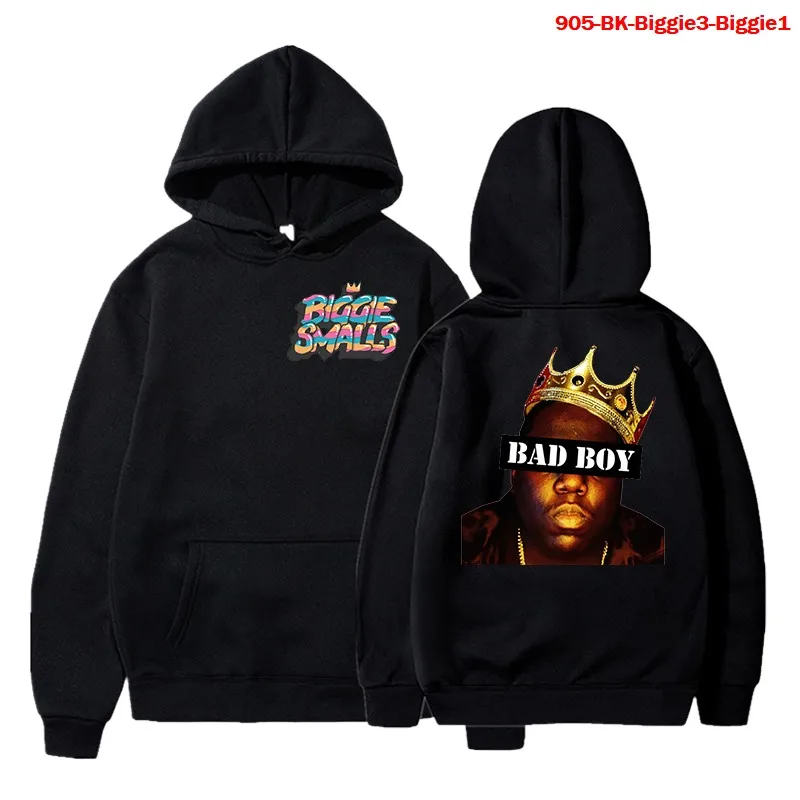Sudadera con capucha para los hombres Biggie Smalls sudaderas moda sudaderas con capucha Casual Hip Pop Streetwear de talla grande Biggie Smalls, tapas de las mujeres