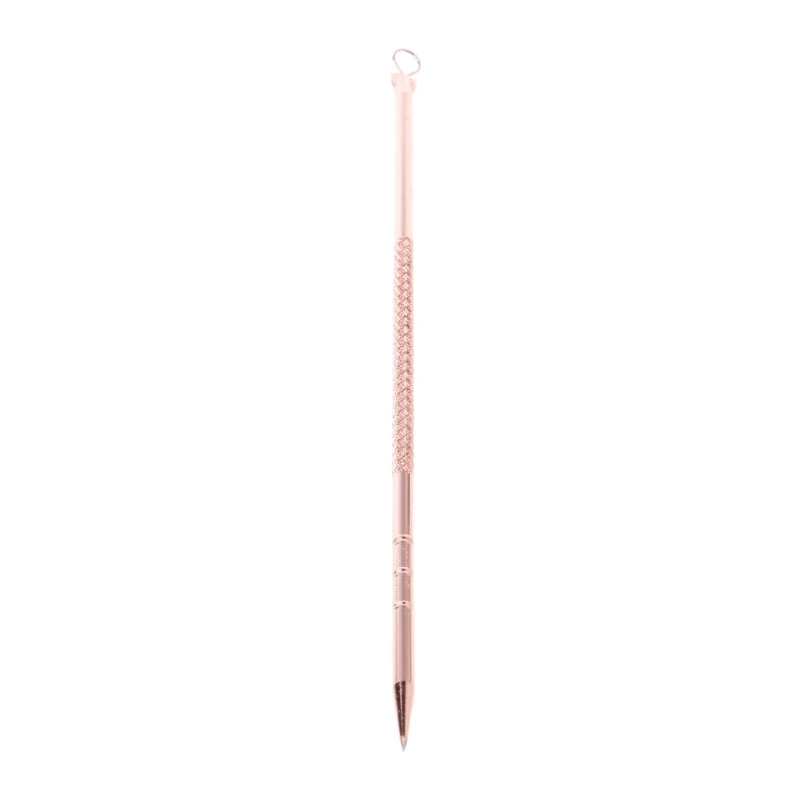 

Stainless Steel Double-ended Acne Comedo Pin Press Ring Extractor Tool