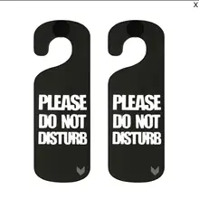 Акриловые серьги-гвоздики с надписью «Не беспокоить», черные шикарные геометрические большие серьги, уникальные ювелирные изделия, подарок для девочки