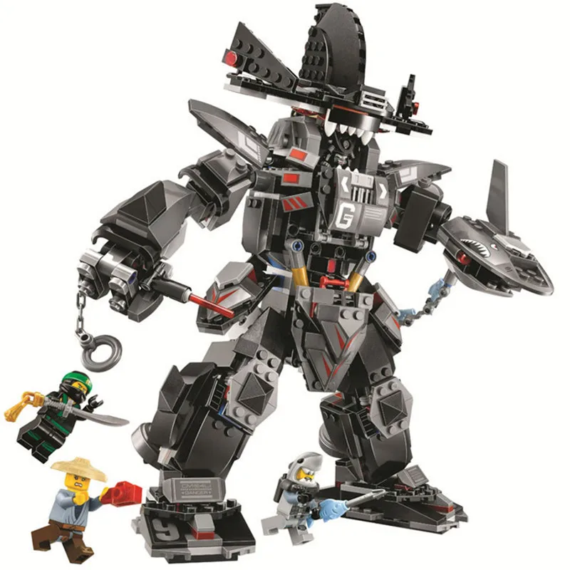 Ninjagoed Garma Mecha Man, строительные блоки, наборы, кубики, ниндзя, Классическая модель из фильма, детские игрушки, подарок для детей, Marvel