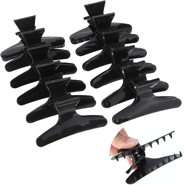 6pcs Butterfly clip 350/600 мл парикмахерские спрей бутылка салон парикмахерские инструменты распылитель воды Ретро виски масляная голова Лейка для парикмахера Применение - Цвет: 6pcs Butterfly clip