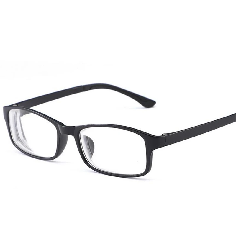 Женские Мужские очки для близорукости ультралегкие TR90 квадратные студенческие очки для близоруких-0,5-1,0-1,5-2,0-2,5-3,0-6,0 - Цвет оправы: Sand Black