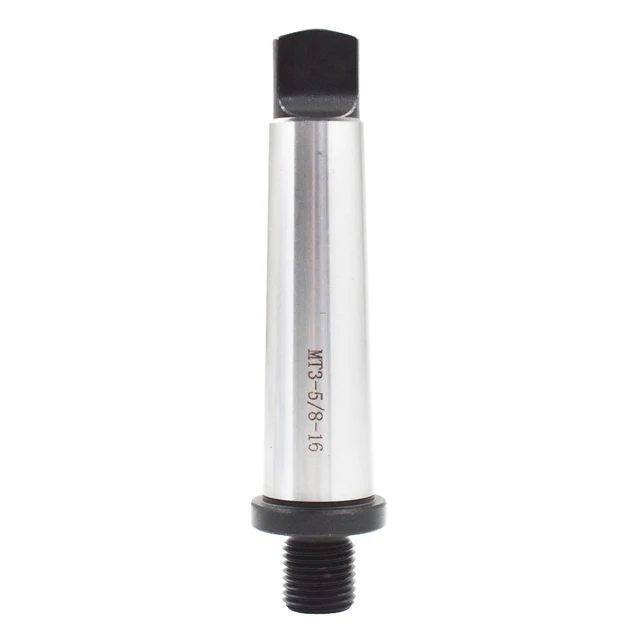 Drill Chuck Arbor, Quenching And Blackening Treatment 5/8in Thread Hardened Morse Taper Adapter For Pneumatic Tools