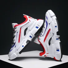 Осенняя мужская обувь; Новинка года; стильная обувь INS Super Fire Dad; Красная спортивная обувь в Корейском стиле