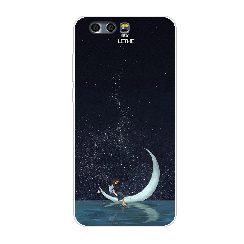 Mewah Lembut Fundas Huawei Honor 9 Honor9 TPU Case Ponsel 5.15 