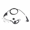 2 Pin G Shape Earpiece 1 Wire Clip-Ear Woki Toki Headset Work for Motorola Two Way Radio CP200 CP200D CP185 DTR650 PR400 EP450