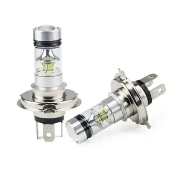 

LED Car Fog Light Lamp Bulb Led H4 100W 20 Led Fog-Proof Light High-Power Light Headlight Automoible LED lamps for cars