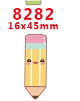 8282 30 шт мультфильм персонаж плоское украшение из смолы PR 8210 - Цвет: 8282
