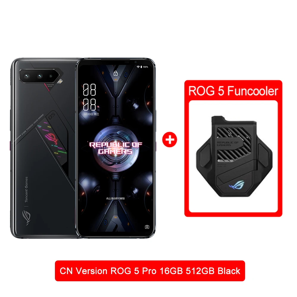 best android cell phone Global Rom ASUS ROG Phone 5 Pro 5G Smartphone 16GB 512GB Snapdragon 888 6000mAh 65W Fast charging ROG Gaming Phone new android cell phones Android Phones