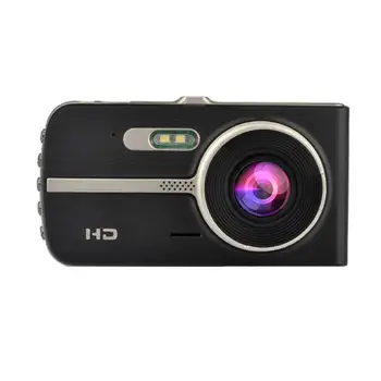 

Vehemo 1080P HD 4Inch Driving Recorder Car Camera Front and Rear Dash Cam Night Vision Gravity Sensor Durable Parking Monitor