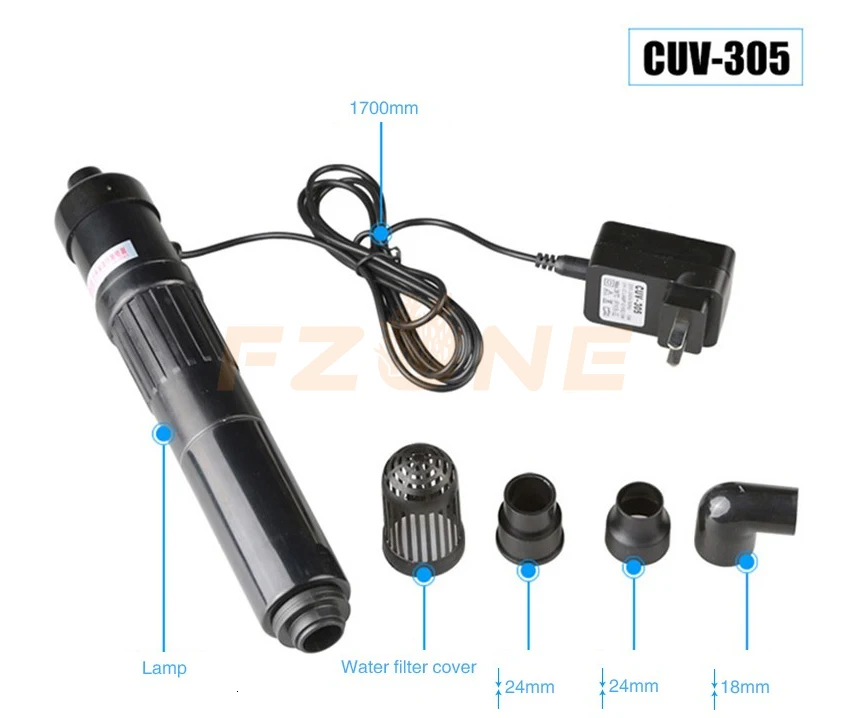 Chihiros аквариум SUNSUN UV Light Gemnicidal Kill Bactenia удалить водоросли multil-использование светодиодный резервуар с водорослями рифовый морской