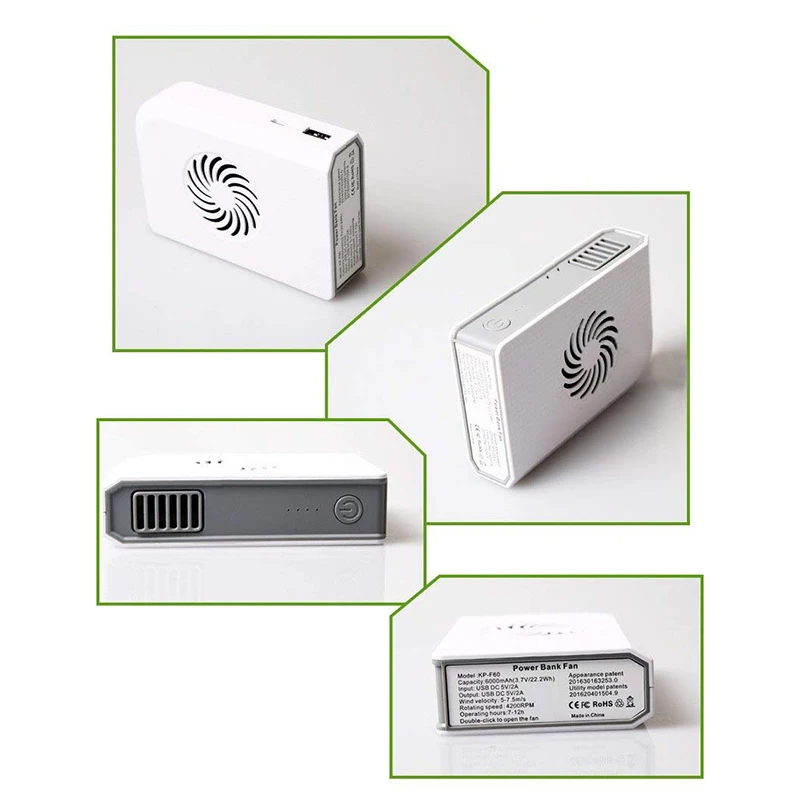 FERISING 3 скорости мини портативный USB Перезаряжаемый безлопастный охладитель с