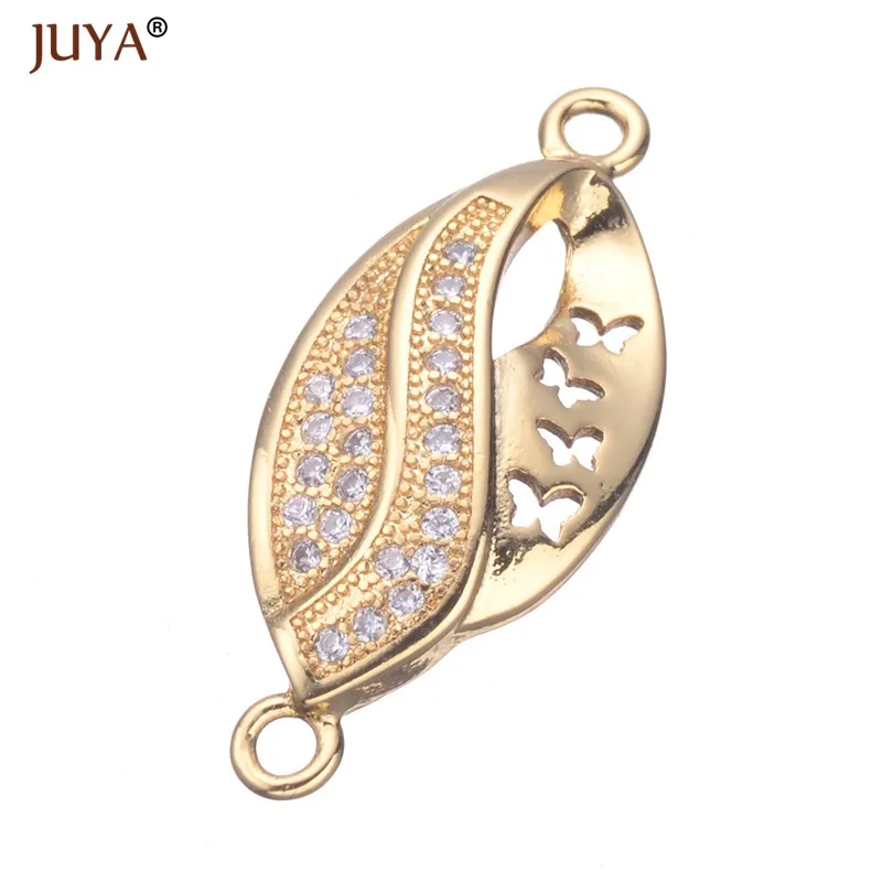 gold Серия 10 стилей Модный CZ Кристалл Разъем Подвески Diy ювелирных изделий браслет аксессуары материалы ручная работа, сделай сам, ремесло для бижутерии - Цвет: gold