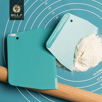 2pc Plastic Cake Cream Spatula Dough Butter Batter Scraper Baking Tools For Home Baking  Cutting Tools Kitchen Gadgets 1