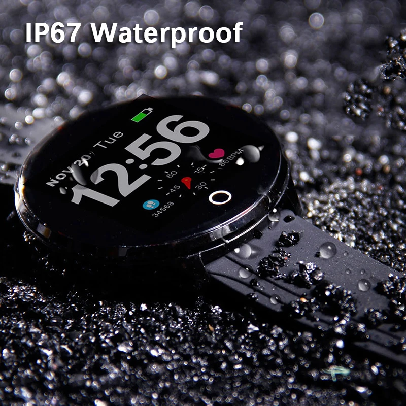 BINSSAW New Smart Watches Women Men Sports Smart Wristwatch  Waterproof Fitness Tracker Heart Rate Blood Pressure Smartwatch