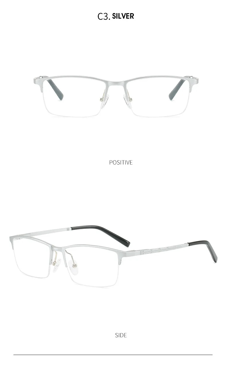 Алюминия и магния Сверхлегкий Для мужчин очки с УФ-защитой удобная модная оправа для очков рецептурные линзы адаптируемые под требования заказчика