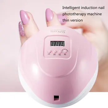 

LED Lamp Nail Dryer Phototherapy Fingernail Toenail Nail Gel Polish Curing Lamp 80W Professional Manicure Pedicure Machine