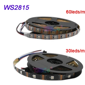 

5m/lot WS2815 DC12V (WS2812B/WS2813) RGB LED Pixels Strip Light Individually Addressable LED Dual-Signal 30/60/144 Pixels/Leds/m