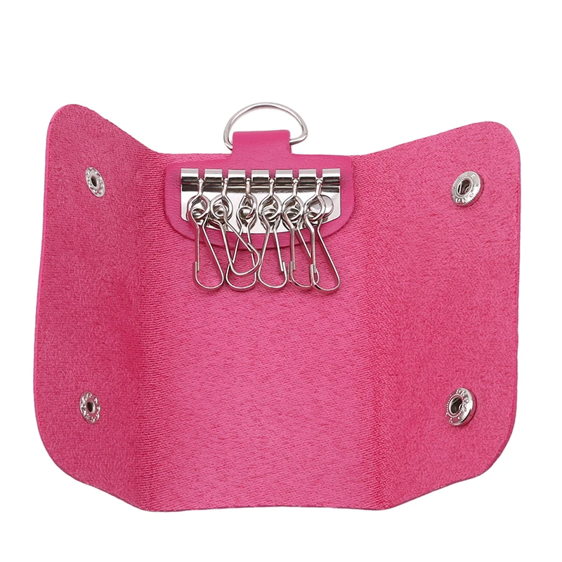 Модные подарки, автомобильный брелок для женщин и мужчин, держатель для ключей, органайзер, менеджер, лакированная кожа, пряжка, чехол-кошелек для ключей