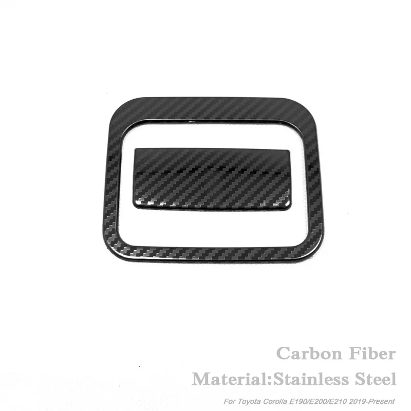 S-S Carbon Black Автомобильный Стайлинг, автомобильный бардачок с блестками, украшение интерьера, блестки для Toyota Corolla E190 E200 E210,-Н. В., автомобильные аксессуары - Название цвета: S-S Carbon Black