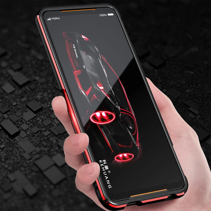 OMEVE для Asus Rog 2 чехол для телефона двойной цвет Алюминиевый металлический каркас защитный чехол для Rog PhoneII ZS660KL бампер чехол
