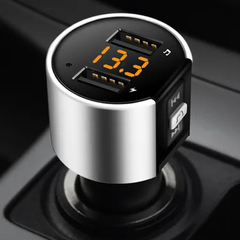 

FM Transmitter Radio Adapter Car Handsfree Call Fit For SmartPhone Wireless Car FM Transmitter MP3 Player 3.4A 2 USB Charger