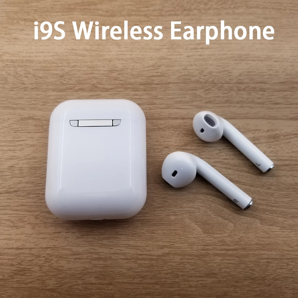

Best Popular Smart Wireless Earphone i9S TWS With Charging Box Mini Wireless Earbuds Sport Handsfree Earphone Cordless Headset