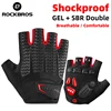 ROCKBROS Cycling Gloves Summer GEL Half Finger Shockproof Breathable Men Women MTB Road Bike Equipment Bicycle Accessories 1