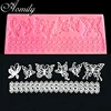 Aomily Wedding Cake Silicone Beautiful Flower Lace Fondant Mold Mousse Sugar Craft Icing Mat Pad Pastry Cake Decorating Tools ► Photo 1/6