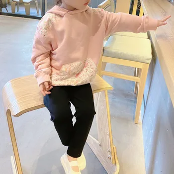 

ZMHYAOKE 2020 New Autumn Winter Baby Girl Sweatshirt Kids Hoodies Fashion Flower Baby Girls Clothes Kids Sweatshirts
